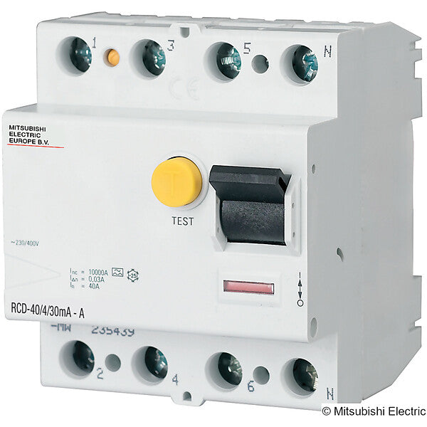 Mitsubishi FI-Schutzschalter 4-polig RCD-40/4/300mA - A
